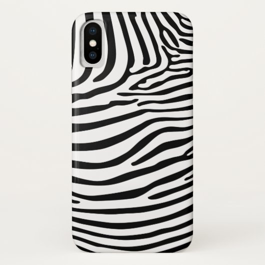 ゼブラ アニマルプリント Case-Mate iPhoneケース (裏面)