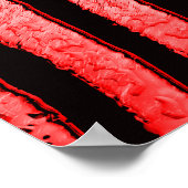 ゼブラ・カップル・アート ポスター (角)