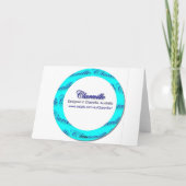 ゼブラ カード (裏面)