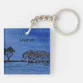 ゼブラ キーホルダー (裏面)