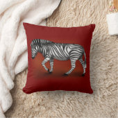 「ゼブラ」 クッション (ブランケット)