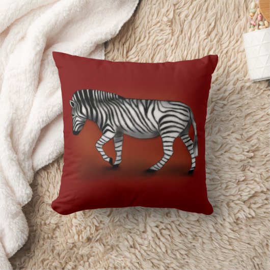 「ゼブラ」 クッション (ブランケット)