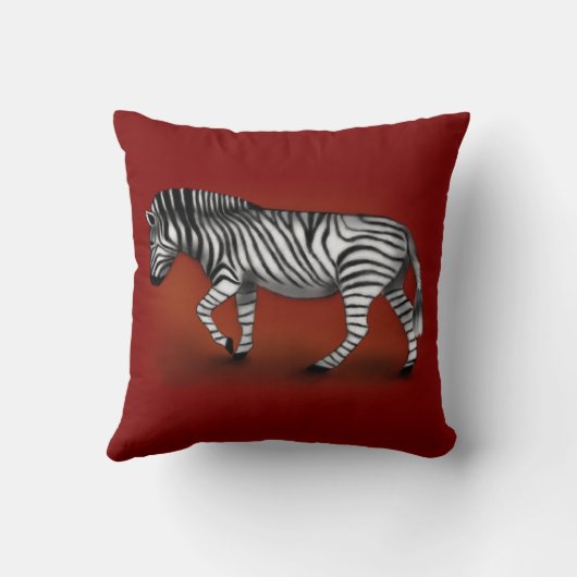 「ゼブラ」 クッション (裏面)