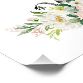 ゼブラ，サファリ，ジャングル，ピンクの花，女の子の子供部屋 フォトプリント            (角)