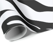 ゼブラ サファリ 動物 ストライプ パターン 包装紙 (ロールコーナー)