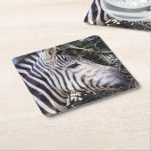 ゼブラ スクエアペーパーコースター (アングル)