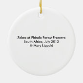 ゼブラ セラミックオーナメント (裏面)