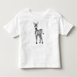ゼブラ トドラーTシャツ
