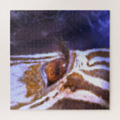 ゼブラ·パステルのアニマル·アコンテンポラリーートの魂 ジグソーパズル (横)