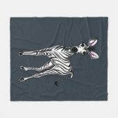 ゼブラ フリースブランケット (正面(横))