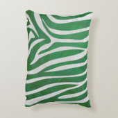 ゼブラ ブラック & ブルー シルエット アクセントクッション (裏面(縦))