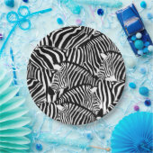 ゼブラ ペーパープレート (パーティー)