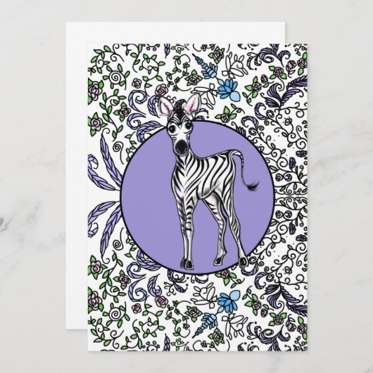 ゼブラ – ボヘミアン強姦 招待状 (正面/裏面)