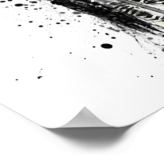 ゼブラ ポスター (角)