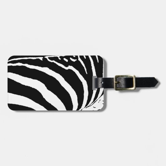 ゼブラ ラゲッジタグ (正面横)