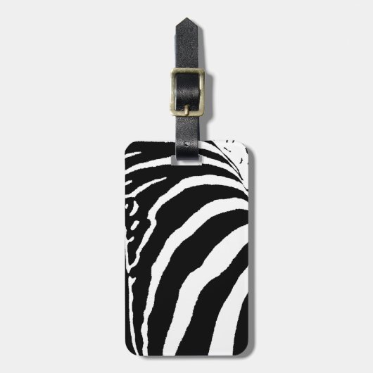 ゼブラ ラゲッジタグ (正面縦)