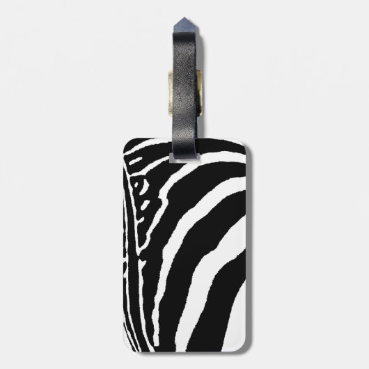ゼブラ ラゲッジタグ (裏面縦)