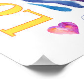 ゼブラ・レインボー・ポスター ポスター (角)