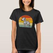ゼブラ レトロスタイル ヴィンテージ Tシャツ (正面)