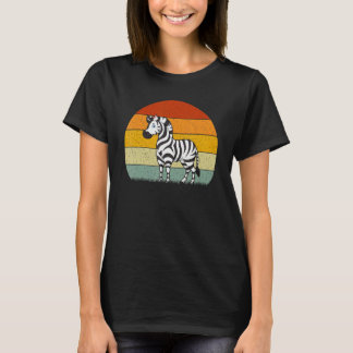 ゼブラ レトロスタイル ヴィンテージ Tシャツ