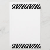 ゼブラ 便箋 (正面/裏面)