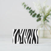 ゼブラ 名刺 (スタンド正面)