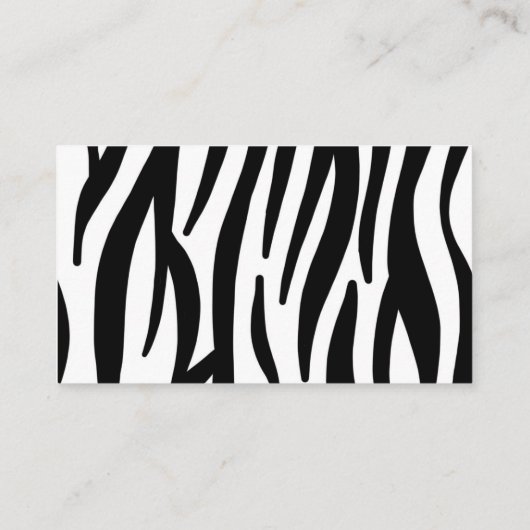 ゼブラ 名刺 (裏面)