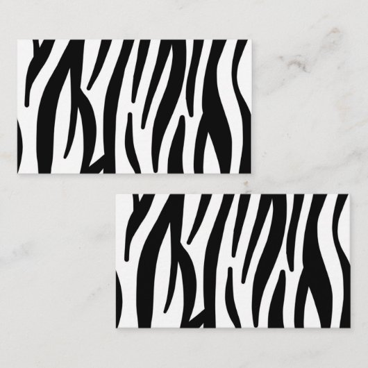 ゼブラ 名刺 (正面/裏面)