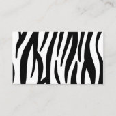 ゼブラ 名刺 (正面)