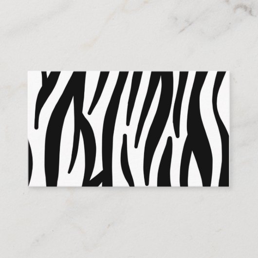 ゼブラ 名刺 (正面)