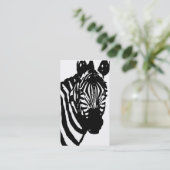 ゼブラ。 名刺 (スタンド正面)