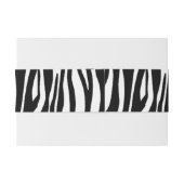 ゼブラ 招待状ベリーバンド (裏面例)