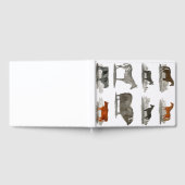 ゼブラ – 馬 – カウキッズギフト ゲストブック (全面)