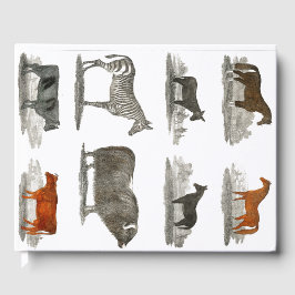 ゼブラ – 馬 – カウキッズギフト ゲストブック