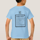 ゼブラ – EDS、医療、シマウマ、ロック!! Tシャツ (裏面)