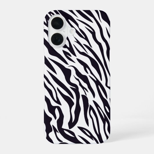 ゼブラ iPhone 16ケース (裏面)