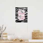 ゼブラABCのポスター ポスター (キッチン)