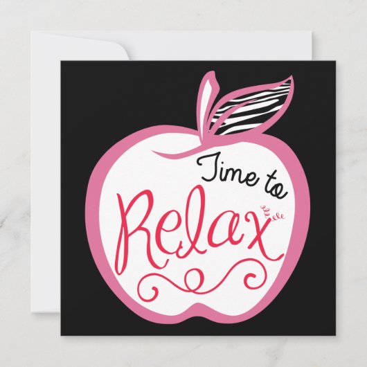 ゼブラABCの先生鑑賞票 (正面)