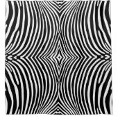 ゼブラAnimalprint シャワーカーテン (正面)