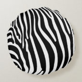 ゼブラAnimalprint ラウンドクッション (裏面)