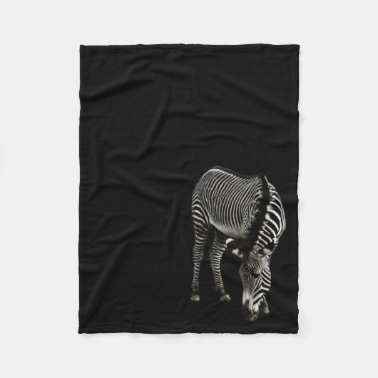 ゼブラP4435 フリースブランケット (正面)