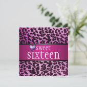 ゼブラSweet sixteen招待状 招待状 (スタンド正面)