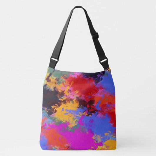 ゼブ絵を描ラ クロスボディバッグ (正面)