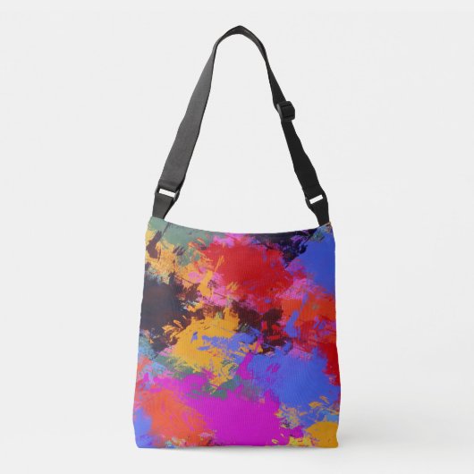 ゼブ絵を描ラ クロスボディバッグ (正面)