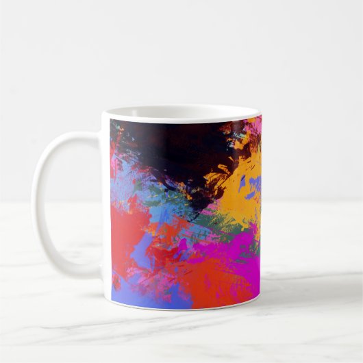 ゼブ絵を描ラ コーヒーマグカップ (左)