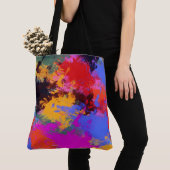 ゼブ絵を描ラ トートバッグ (クローズアップ)