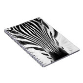 ゼブ芸術的の白黒クローズアップポートレート ノートブック (右側)