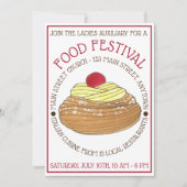 ゼポールペストリーイタリアンシシリア料理フェスティバル 招待状 (正面)