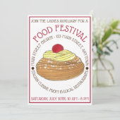 ゼポールペストリーイタリアンシシリア料理フェスティバル 招待状 (スタンド正面)