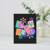 ゼム/彼女たち。LGBT+プライド。愛が勝つ。 ポストカード (スタンド正面)